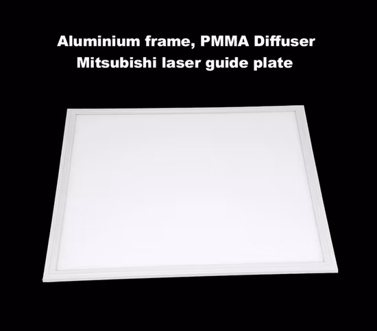 2,5 kV Überspannungsschutz, 60 W, rundes, quadratisches LED-Panel, flaches Licht, 6060, 3 Jahre Garantie
