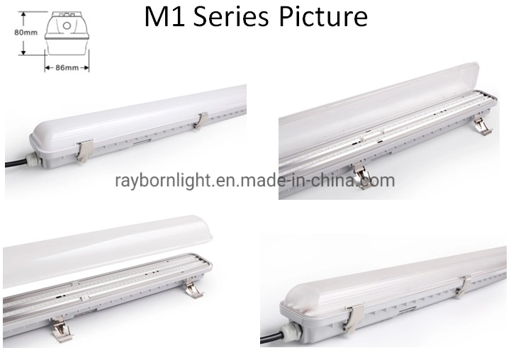 IP65 5FT 1500mm Warehouse Factory Workshop Supermarket Linear Low Bay 50W 60W LED Tri-Proof Light/Vapor Tight Fixture