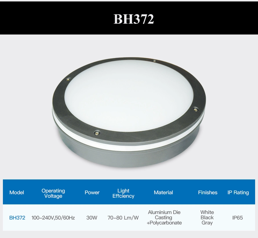 Bh-372 Series LED Bulkhead IP54