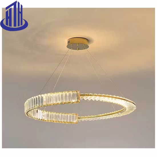 LED-Doppelspiegel-Edelstahl-Nordic-Light-Luxus-Kristall-Rundring-Pendelleuchte (3309)