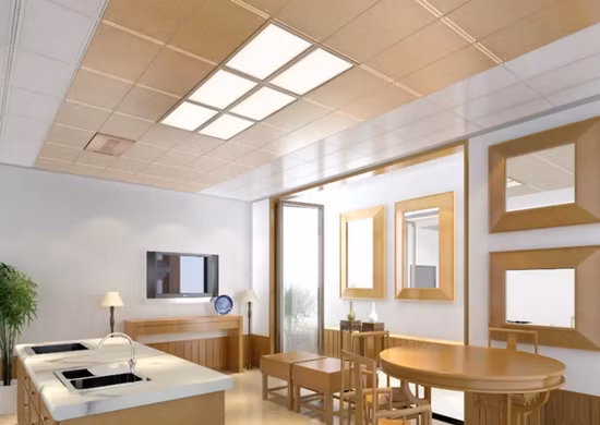 Fabrik-Aluminium-Acryl 60*60, 600*600 595*595, 2FT*2FT, 2*4 LED-Quadrat-Rechteck-Beleuchtung, schmale Einbauleuchte, LED-Panel-Leuchte, LED-Lampe, LED-Leuchten für Decke