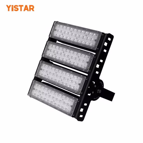 IP65 Hochleistungs-100 W 200 W 300 W 400 W SMD RGB LED-Flutprojektor-Tunnellicht für Outdoor-Stadion, Meereslandschaft, Dekoration, Aquarium, Parkplatzbeleuchtung
