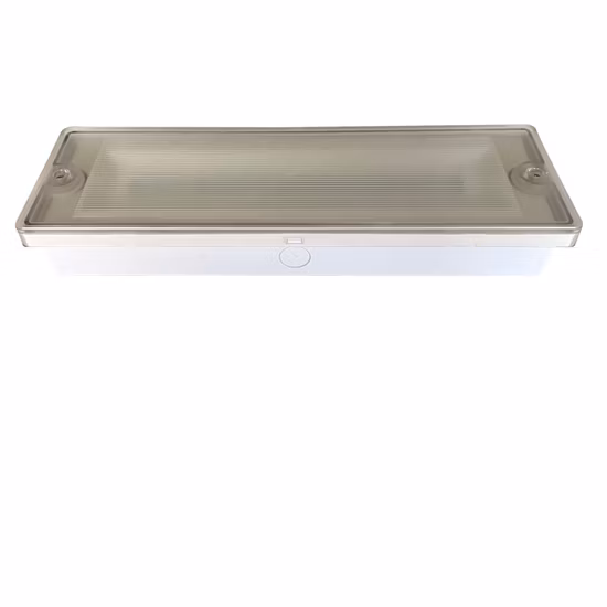 IP65-wasserdichte PC-Abdeckung mit Batteriebetrieb im Inneren der schlanken LED-Notfallleuchten